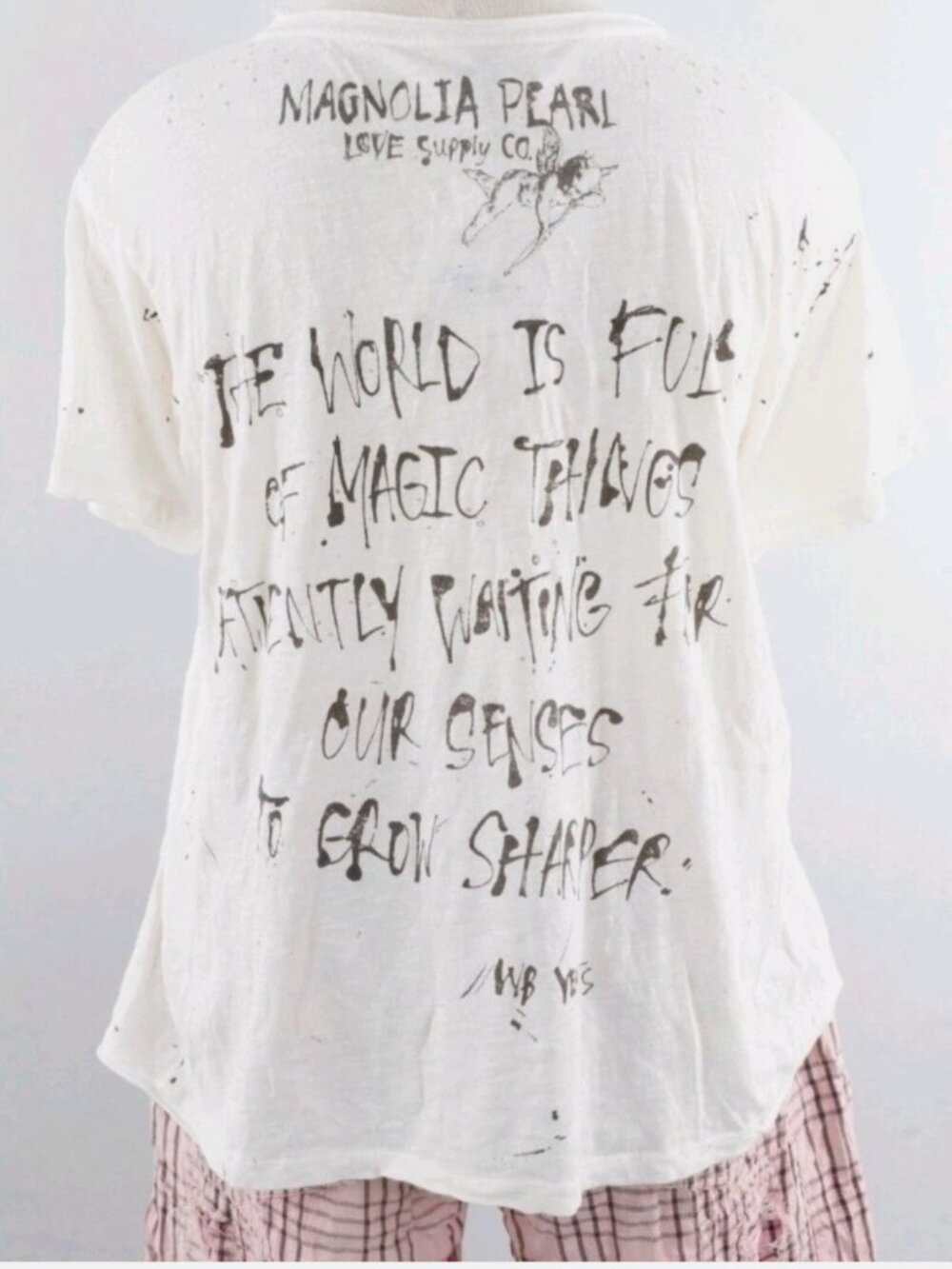 NWT Rare Collector's Piece Magnolia Pearl St Valentine Boyfriend Tee True OS - Picture 5 of 7